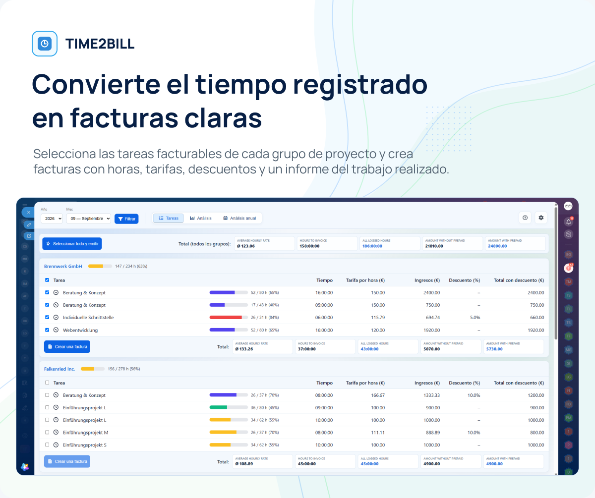 time-to-bill screenshot 1