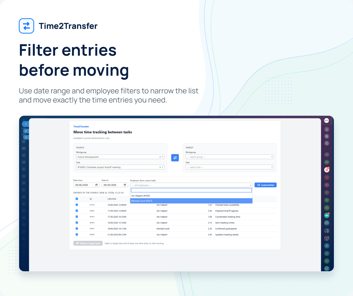 time-to-transfer screenshot 2